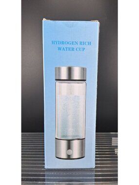 Hydrogen-Rich Water Generator Stainless Glass Portable Cup